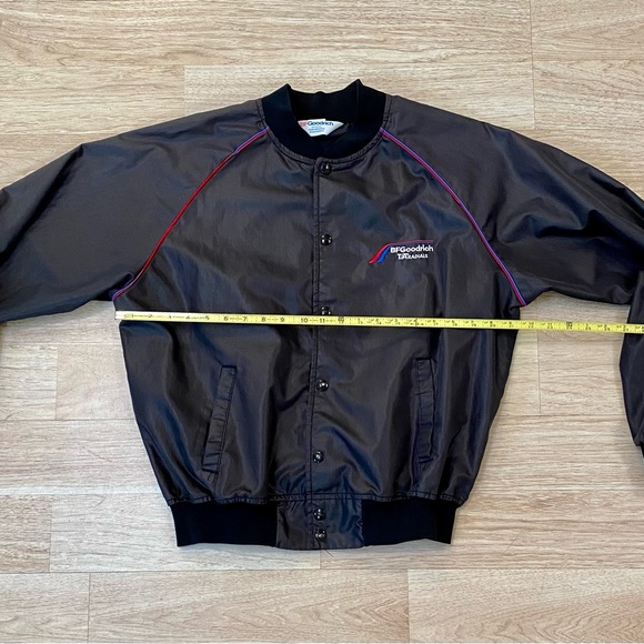 Vintage VTG Made in USA BF Goodrich T/A Radials Garage Jacket Men’s Size Large - Picture 5 of 12